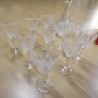 SET DE LICOR CRISTAL TALLADO (9COPAS)
