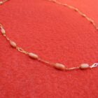 CADENA DE ORO DE 18K CON PIEDRAS