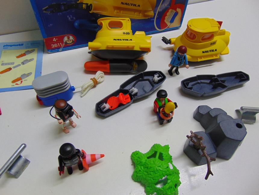PACK DE PLAYMOBIL CON CAJA (INCOMPLETO)