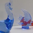 FIGURA DE CRISTAL ARTESANAL DECORATIVA