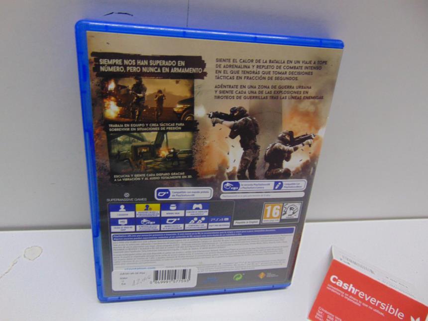 JUEGO VR DE PS4