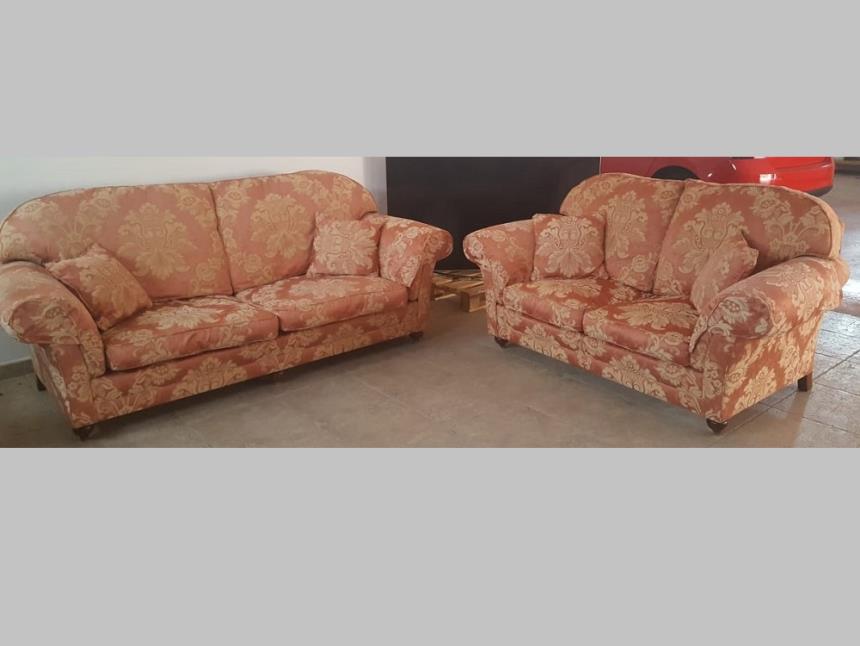 SOFA ESTILO INGLES CON RUEDAS