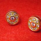 PENDIENTES DE ORO DE 18K CON PIEDRAS