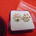 PENDIENTES DE ORO DE 18 K CON PIEDRAS