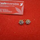 PENDIENTES DE ORO DE 18K CON PIEDRAS