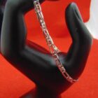 PULSERA DE ORO BLANCO DE 18 K