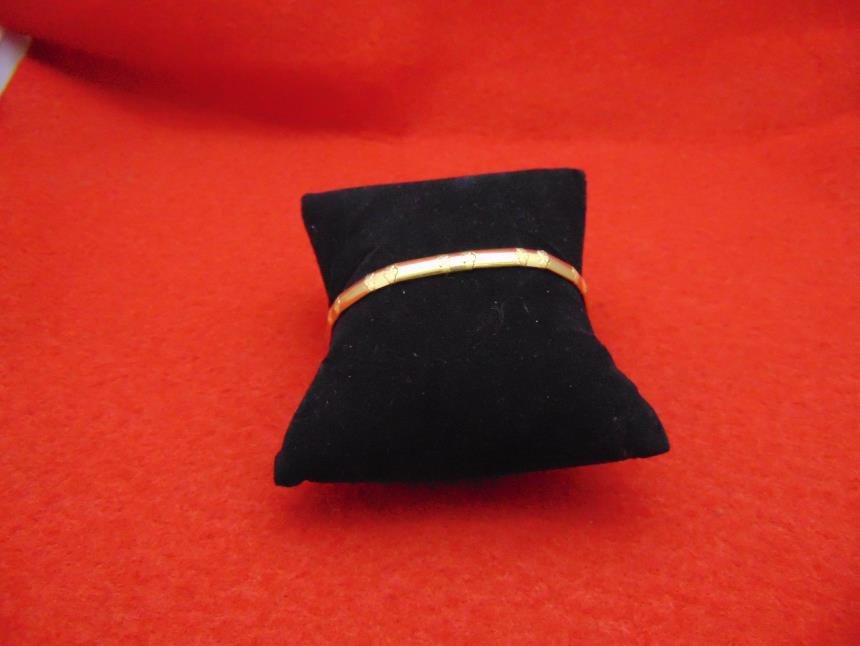 PULSERA PLANA DE ORO DE 18K
