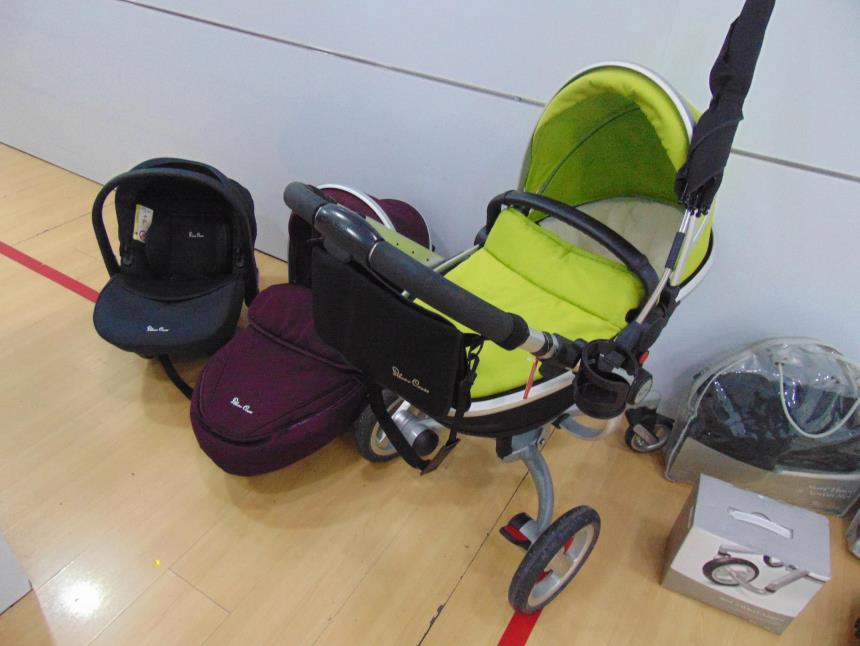 CARRO DE TRES PIEZAS CON ACCESORIOS
