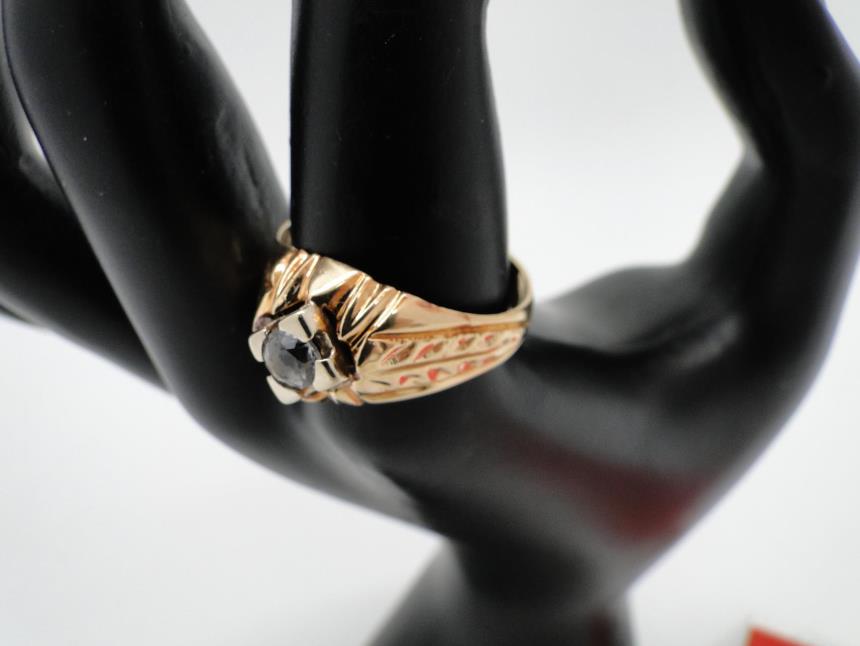 ANILLO DE ORO DE 14 K CON PIEDRA