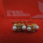 PENDIENTES DE ORO 18K CON PIEDRAS