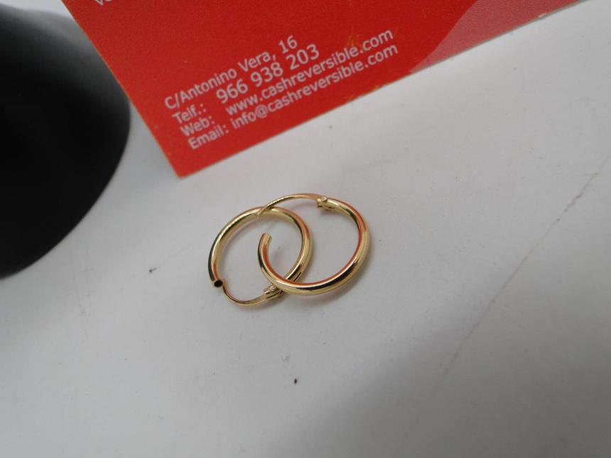 PENDIENTES DE ORO 18K