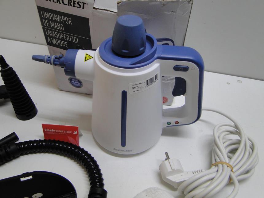 VAPORETA CON ACCESORIOS Y CAJA