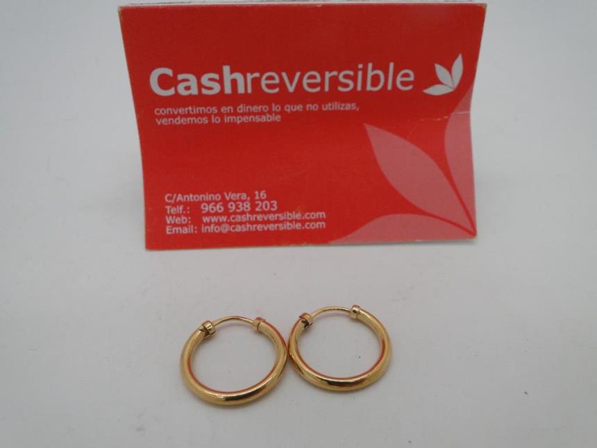 PENDIENTES DE ORO 18K