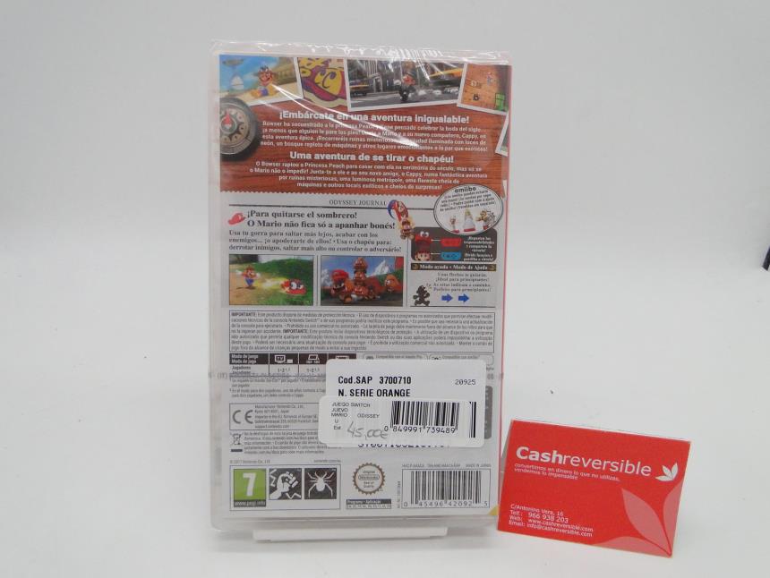 JUEGO SWITCH JUEVO