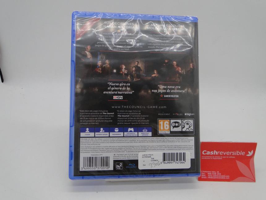 JUEGO PS4 A ESTRENAR