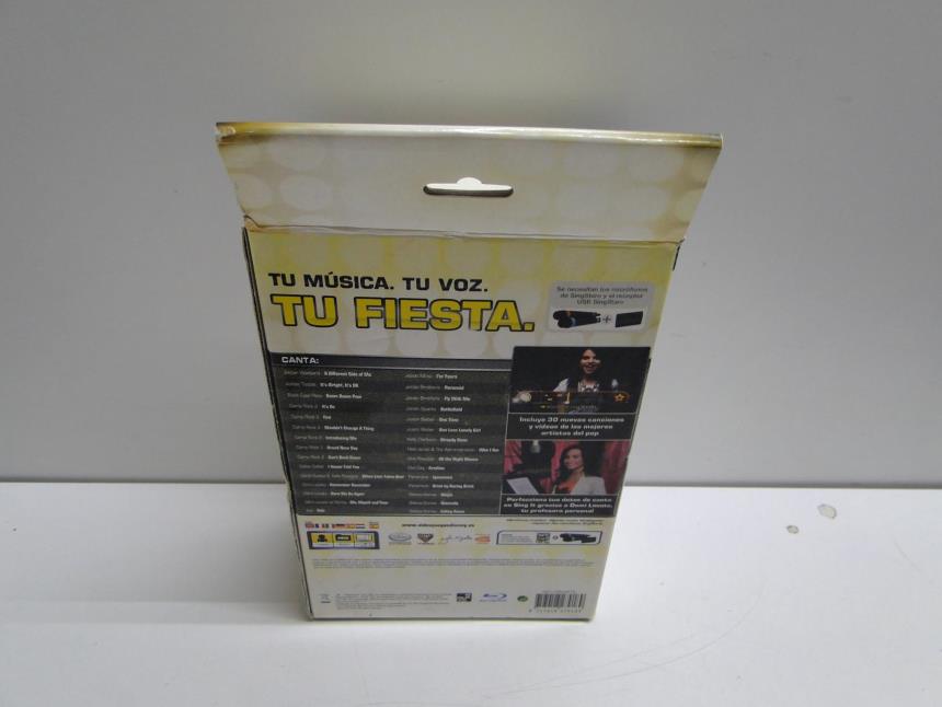 PACK DE MICROS Y JUEGO DE PS3 CON CAJA SEMINUEVO