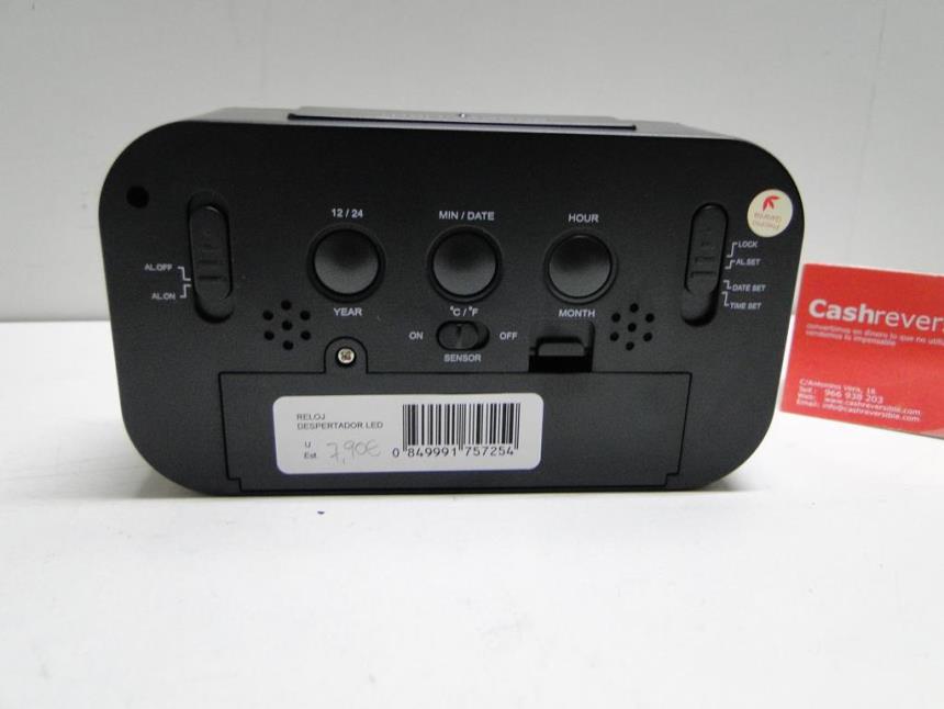 RELOJ DESPERTADOR LED