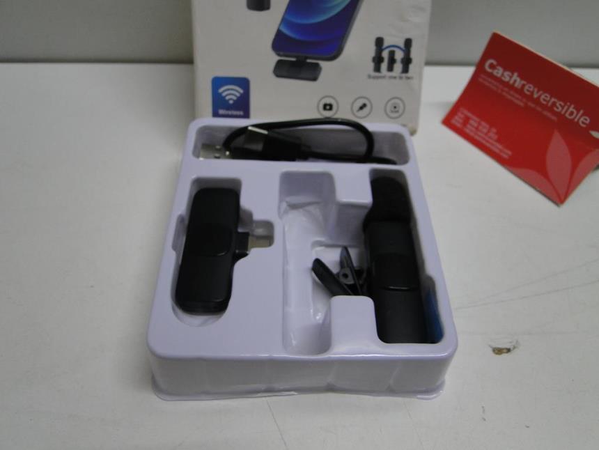 MICROFONO LAVALIER CON CAJA