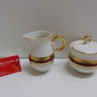 JUEGO DE CAFE DE PORCELANA 12 + TETERA LECHERA Y CAFETERA
