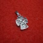 COLGANTE DE ORO BLANCO DE 18 K