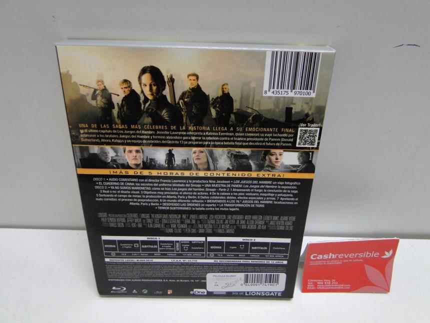 PELICULA BLURAY
