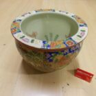 MACETERO CHINO ARTESANAL PINTADO A MANO