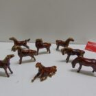 JUEGO DE 8 FIGURAS VINTAGE