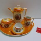 SET DE CAFE PERSONAL DE PORCELANA VINTAGE
