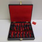 JUEGO DE FIGURAS DE AJEDREZ VINTAGE CON CAJA*