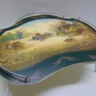 BANDEJA VINTAGE CON PATAS