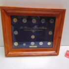 COLECCION DE MONEDAS CON MARCO NUMERADAS