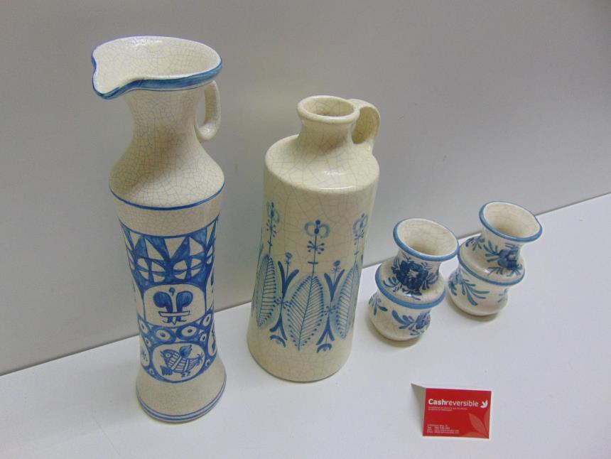 CONJUNTO DE CERAMICA VALENCIANA 4 UNIDADES