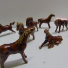 JUEGO DE 8 FIGURAS VINTAGE