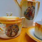 SET DE CAFE PERSONAL DE PORCELANA VINTAGE