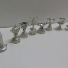 JUEGO DE 8 COPAS REAL MADRID