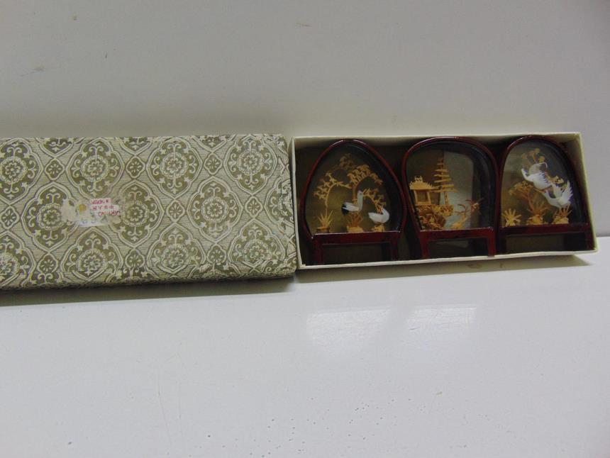 PACK 3 DIORAMAS VINTAGE ORIENTAL