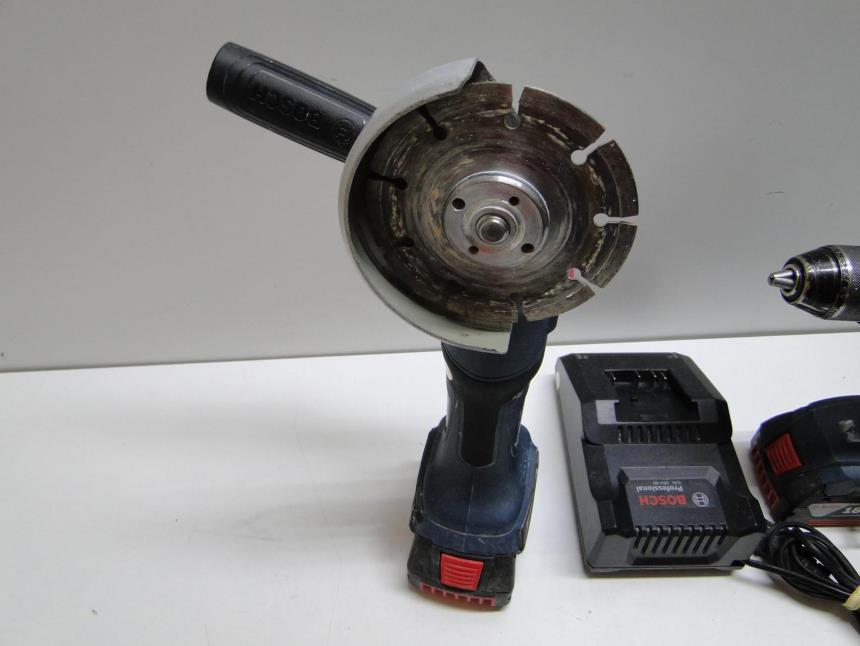 PACK DE TALADRO Y RADIAL PROFESIONAL A BATERIA