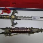 CUCHILLO DECORATIVO CON CAJA