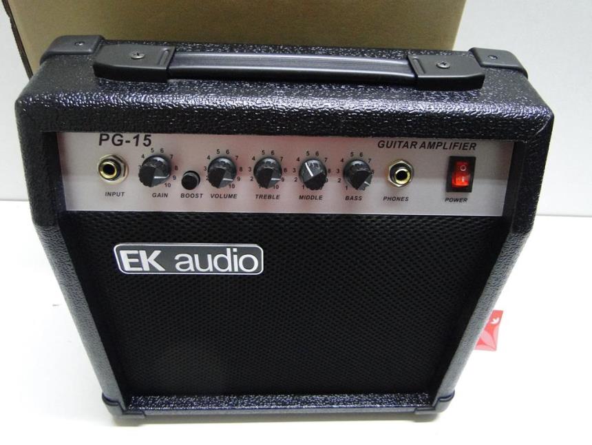 AMPLIFICADOR CON CAJA PERFECTO ESTADO