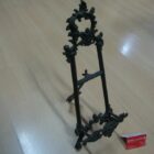 PLATO DE ESTAÑO CON SOPORTE DE 38 CM