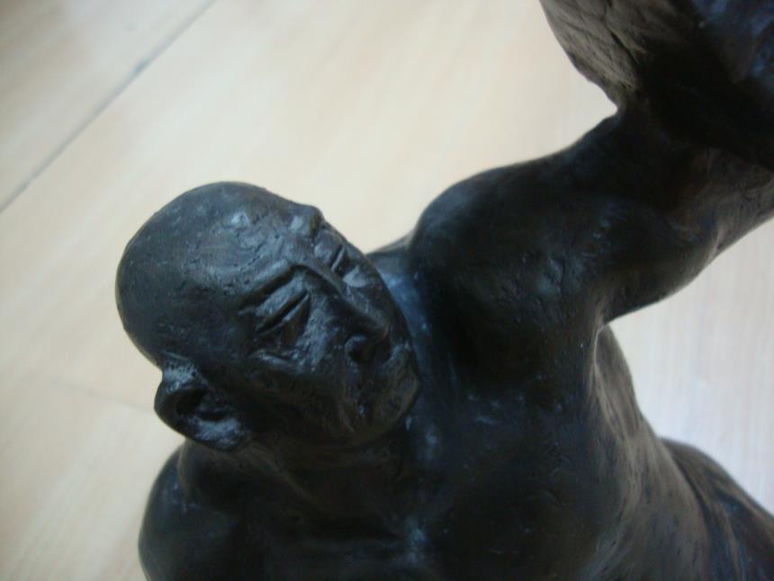 FIGURA CHINA WU YAO HUI BRONCE