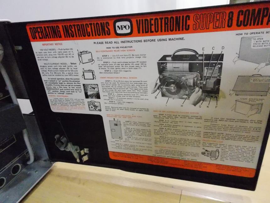 PROYECTOR SUPER 8 SONORO