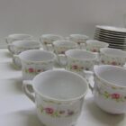 JUEGO DE CAFE 12 SERVICIOS. DE PORCELANA