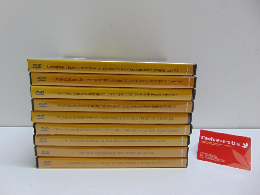 PACK DE 9 DVD DE CAZA