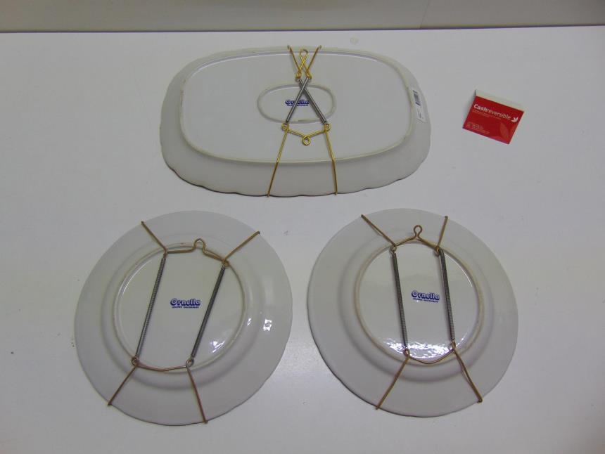 JUEGO DE TRES PLATOS PARA COLGAR