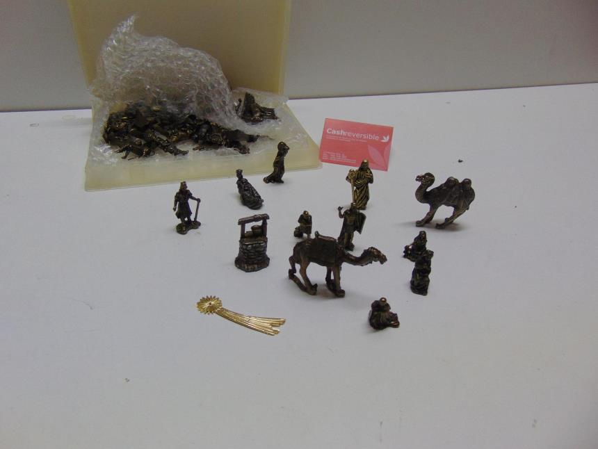 BELEN MINIATURA DE METAL 22 FIGURAS