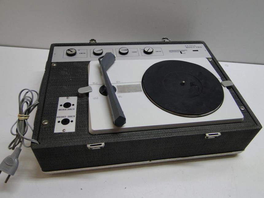 TOCADISCOS VINTAGE* DECORATIVO