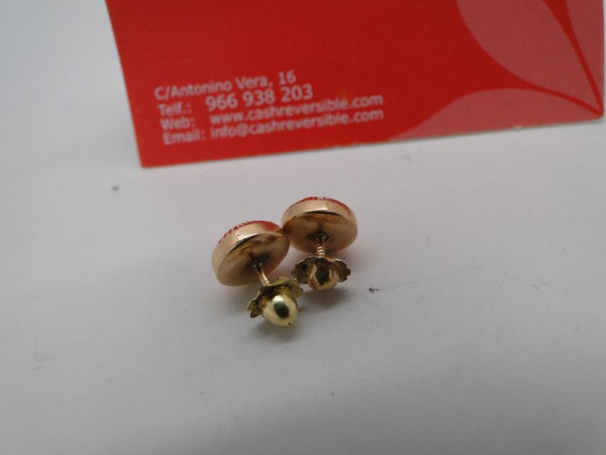 PENDIENTES DE ORO DE 18K