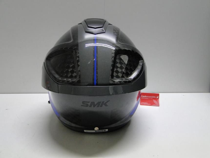 CASCO DE MOTO CARBONO NERO DECORADO BRILLO TM