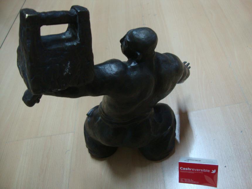 FIGURA CHINA WU YAO HUI BRONCE